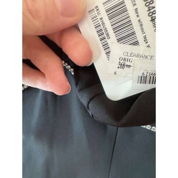 Aqua Womens Rhinestone Mini Cocktail and Party Dress size 4 NWT - Picture 7 of 9